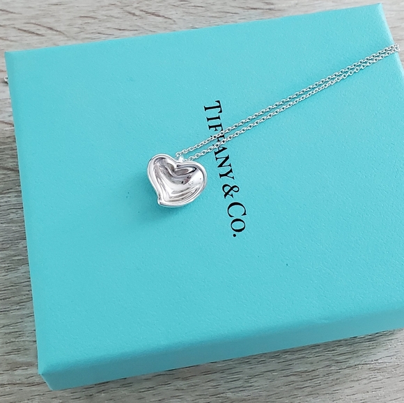 Tiffany & Co. Jewelry - Tiffany Retired Full Heart Pendant Necklace